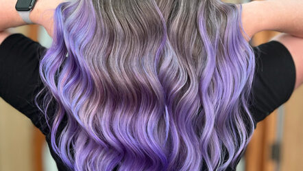 Lavender Ombre Hair