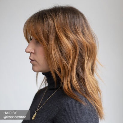 See How Copper Takes Winter Hair to New Brights