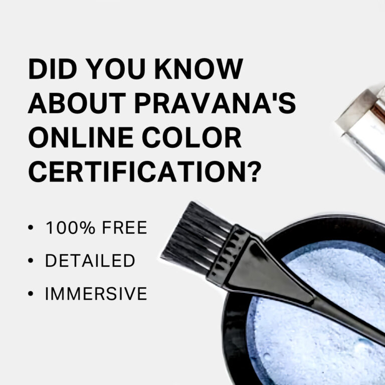 Did You Know About PRAVANA's Online Color Certification? 100% Free, Detailed and Immersive