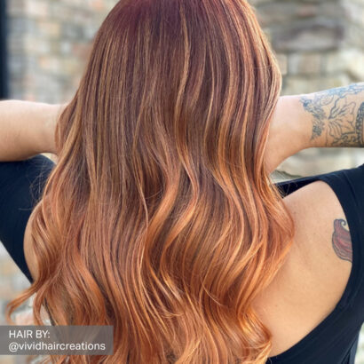 Radiant Copper Balayage