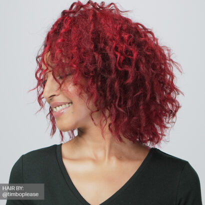 Love Is in the Hair! Red Hot Geometric VIVIDS