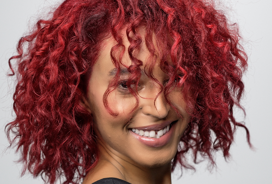 Reveal of Love Is in the Hair! Red Hot Geometric VIVIDS