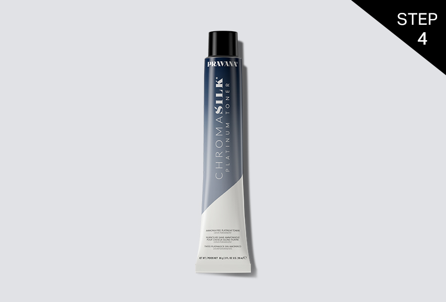 Step 4 Chromasilk Platinum Toner tube