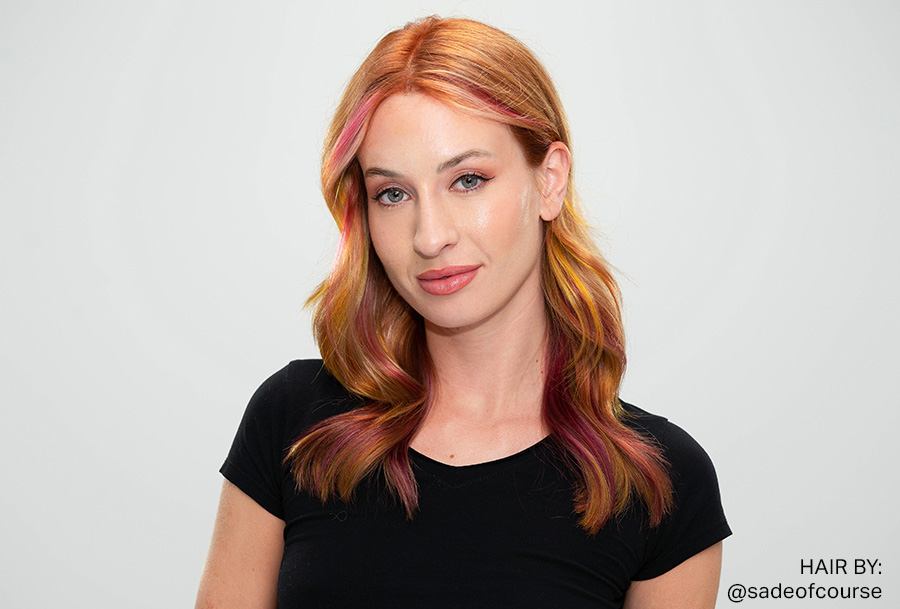 Reveal of Female Model's Hair in PRAVANA Spice Up Your Ginger Locks with Fun & Flirty Wearable VIVIDS