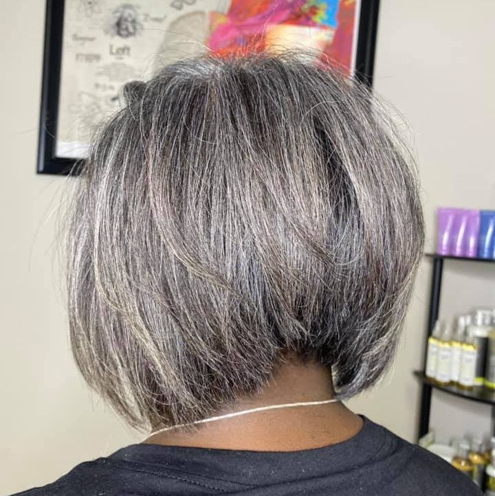 Gray Hair Illumination, Image by @sassations on Instagram