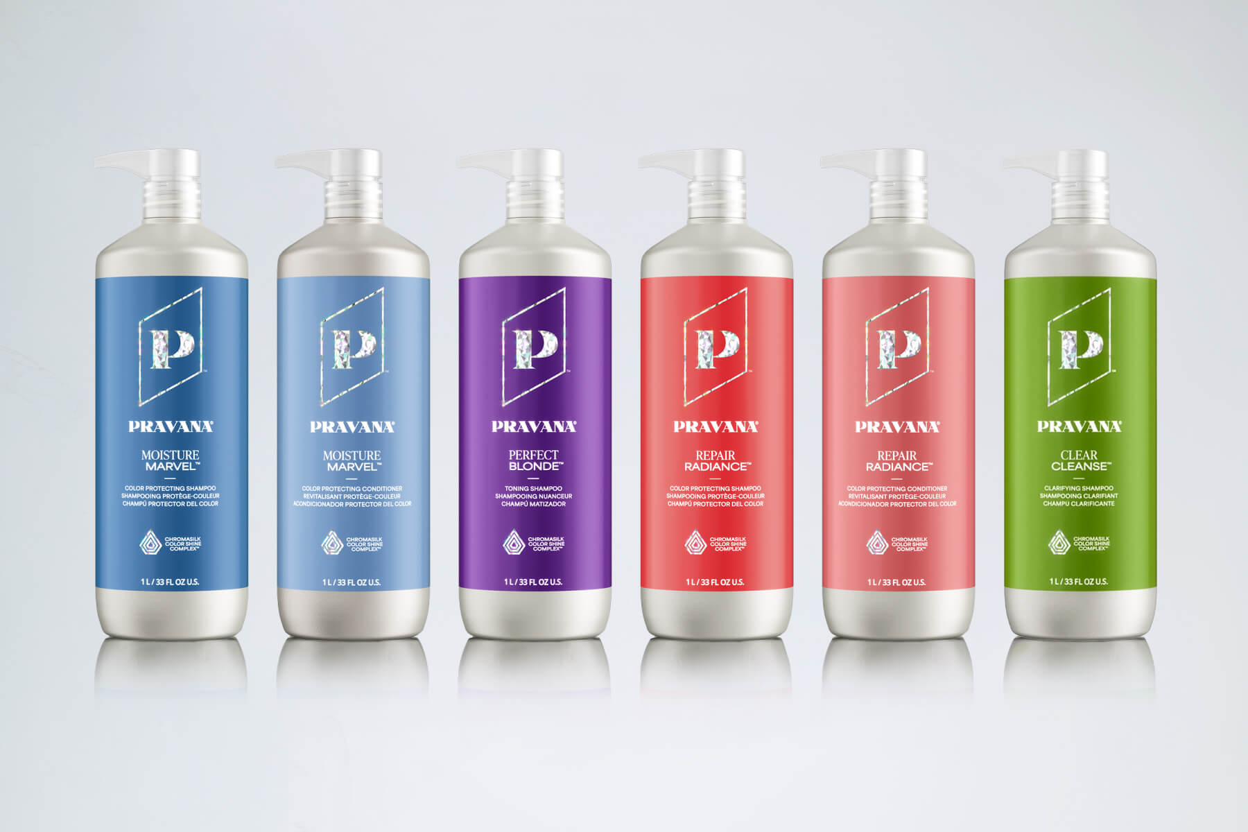 PRAVANA 1L all care products